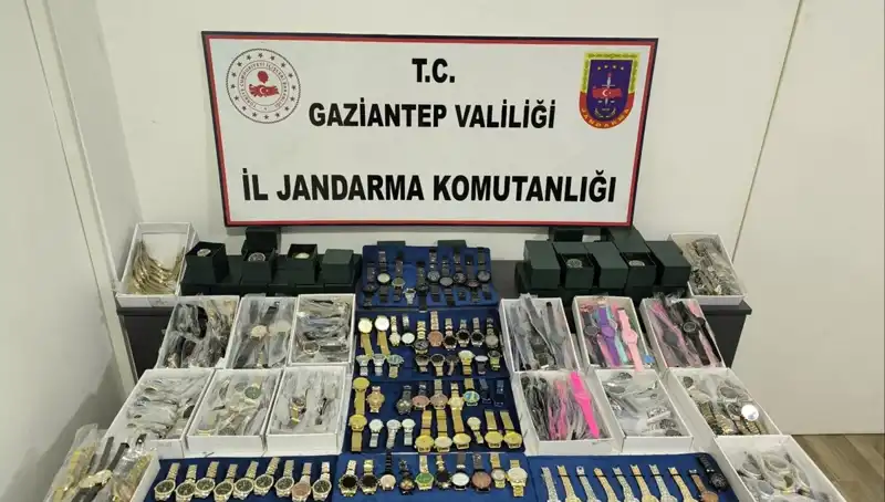 Gaziantep'te 3 Milyon Liralık Kaçak Saat Operasyonu Gerçekleşti