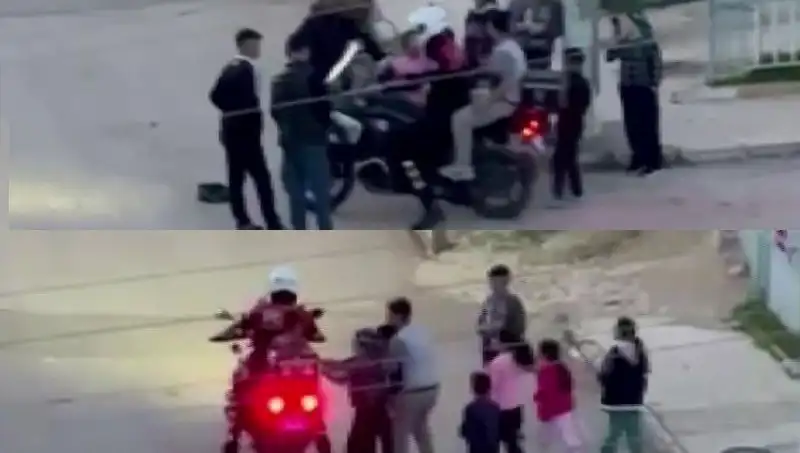 Küçüklerin Motora Bindiği Anlar: Polis Memurunun Duygusal Anısı!