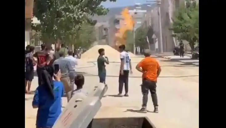 Kilis'te Doğalgaz Borusu Patladı: Şehirde Geniş Kapsamlı Önlemler Alındı