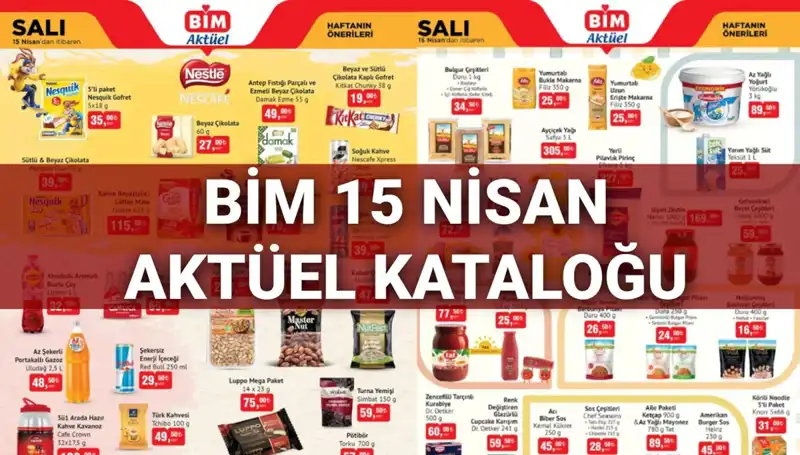 15 Nisan Salı BİM'de Makyaj Ürünleri İle Alışveriş Keyfi!