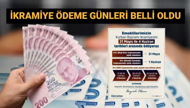 Emekli Bayram İkramiyeleri Hesaplara Geçiyor: Tarihler Belli Oldu!