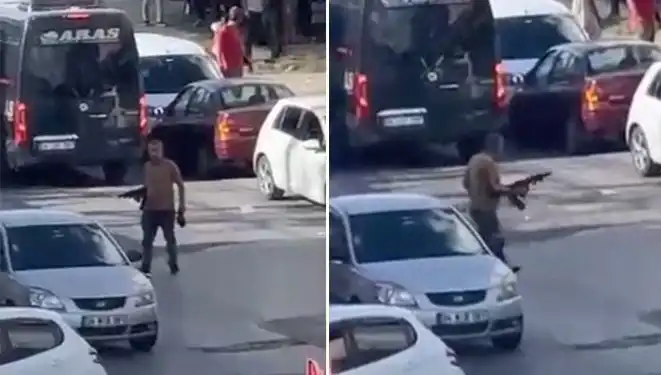 Başakşehir'de Pompalı Tüfekli Sokağa Çıkış: Vatandaşlar Korku İçinde!