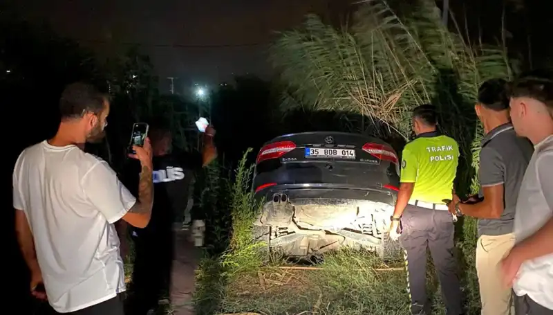 Dur İhtarı Sonrasında Kaçan Trafik Magandası, Dere Yatağına Düştü!