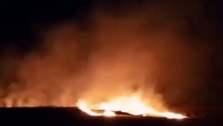Tekirdağ'da 20 Dekar Buğday Tarlasının Alevlere Yenik Düşmesi