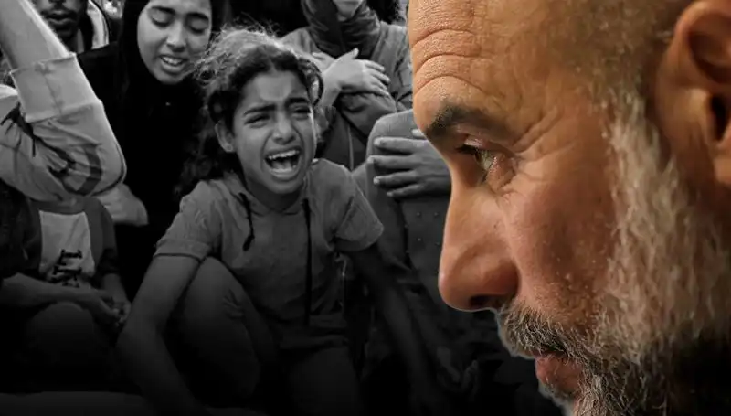 Pep Guardiola'dan Gazze Üzerine Duygusal Açıklama: "Acıyı Vücudumda Hissediyorum"