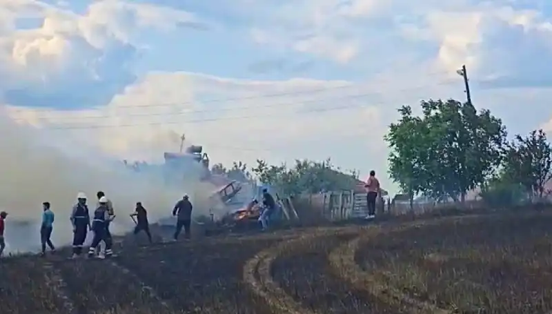 Tarlayı Kundaklayan Şüpheli 96 Saatte Polisin Eline Geçti!