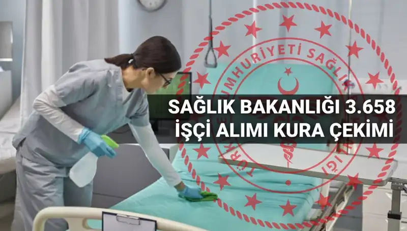 Sağlık Bakanlığı 2025’te 3.658 İşçi Alımında Kura Süreci Başlıyor!