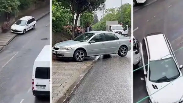 Otobüs Mazot Sızdırdı, Kaos İçeren Olayda Araçlar Duramadı!