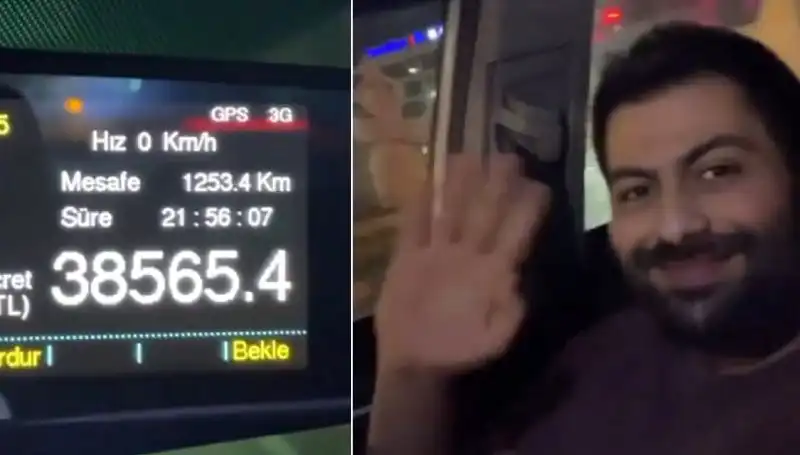 22 Saat Süren Taksimetre Yolculuğu: Şehir Şehir Gezen Aracın Hikayesi