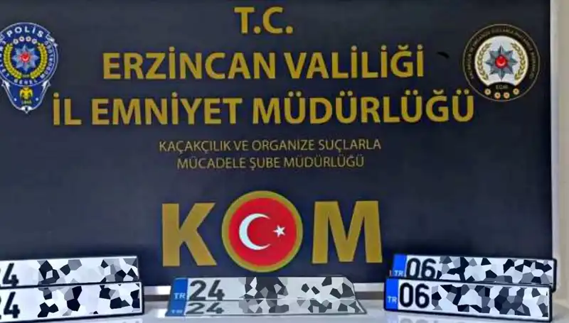 Erzincan’da Şok "APP Plaka" Operasyonu: Yüzlerce Araçta Sahte Belgeler