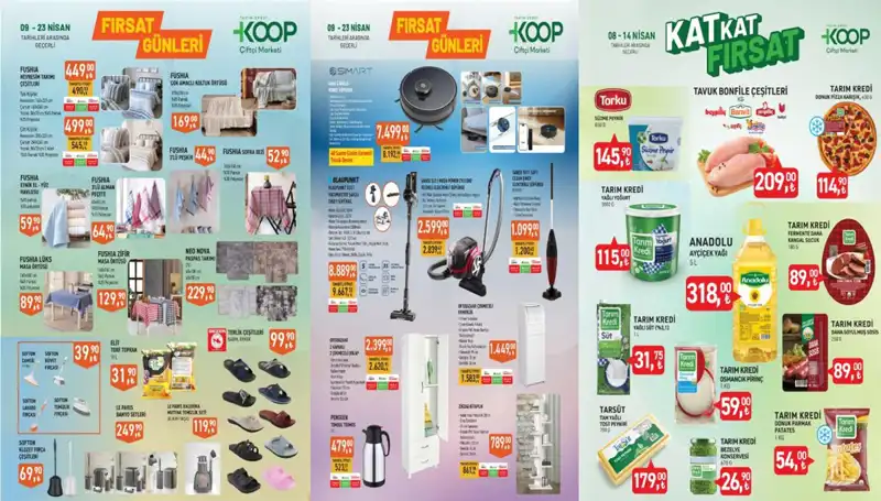 Tarım Kredi KOOP Marketleri 12-23 Nisan İndirim Fırsatlarıyla Dikkat Çekiyor!