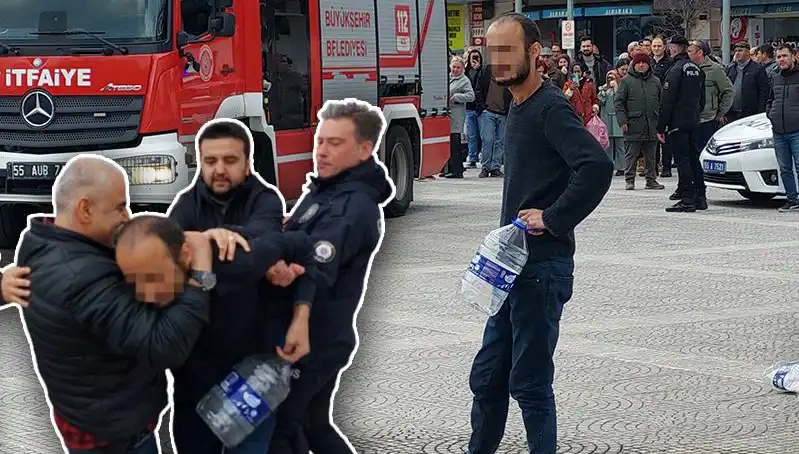 Mahalle Yolunu İyileştirmek İçin Kendini Yakmaya Kalkıştı!