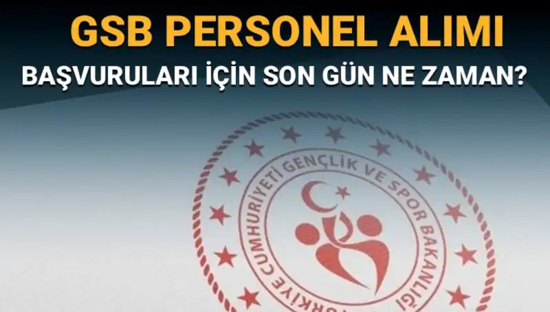 Gençlik ve Spor Bakanlığı Personel Alımı: Son Başvuru Tarihleri Açıklandı