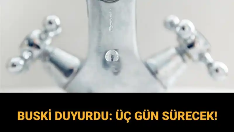 Bursa'da 3 Gün Sürecek Su Kesintisi: Neden ve Ne Zaman Bitecek?