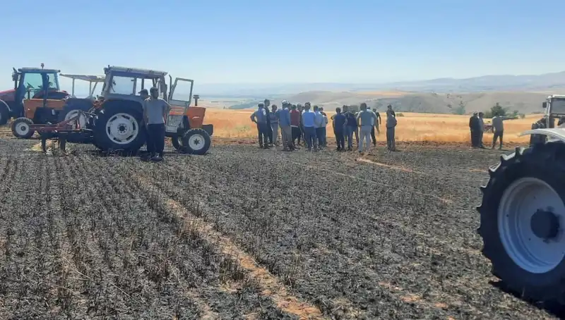 Yozgat’ta 100 Dönüm Tarım Arazisi Yangınla Kül Oldu